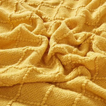Cozy Knit Throw Blanket