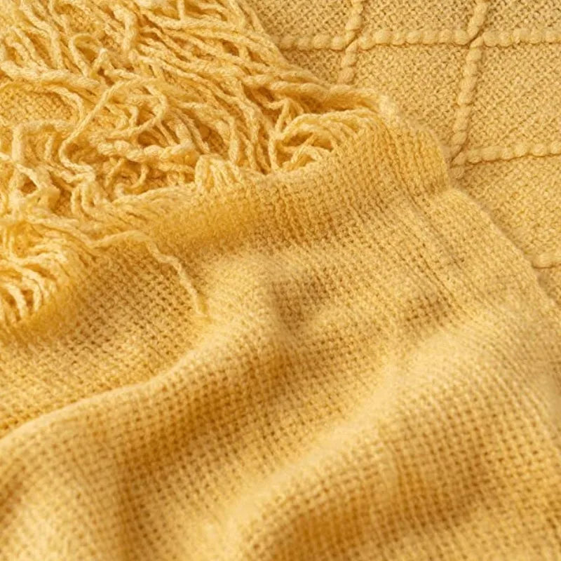Cozy Knit Throw Blanket